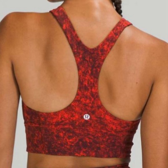 LULULEMON Wunder Train Long Line Bra Medium Support Sportsbra size 10 - Picture 4 of 10